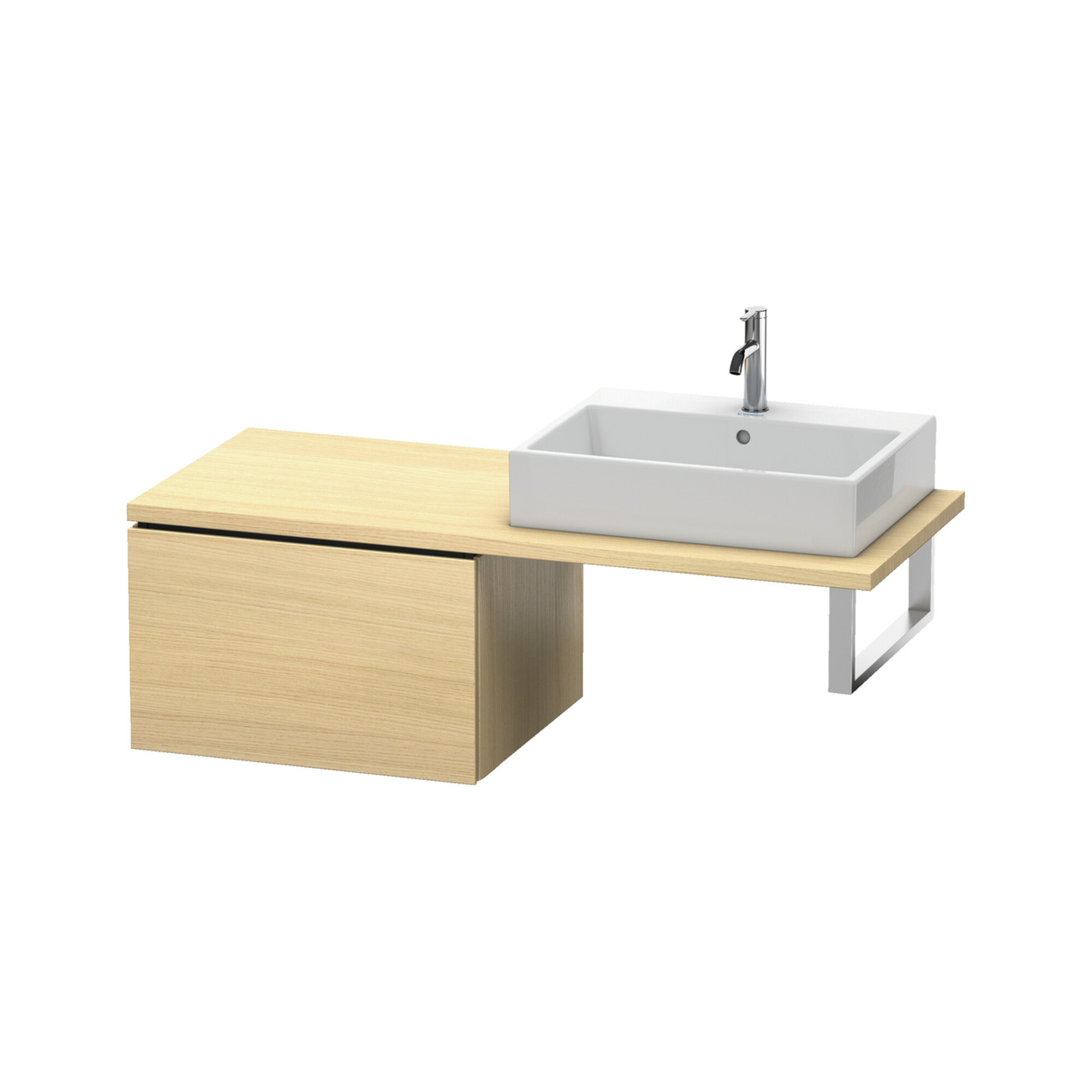 Duravit Unterschrank L-Cube 62x54,7cm, med. Ei, f Konsole, 1 Auszug