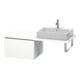 Duravit Unterschrank L-Cube 62x54,7cm, we. matt, f Konsole, 1 Auszug