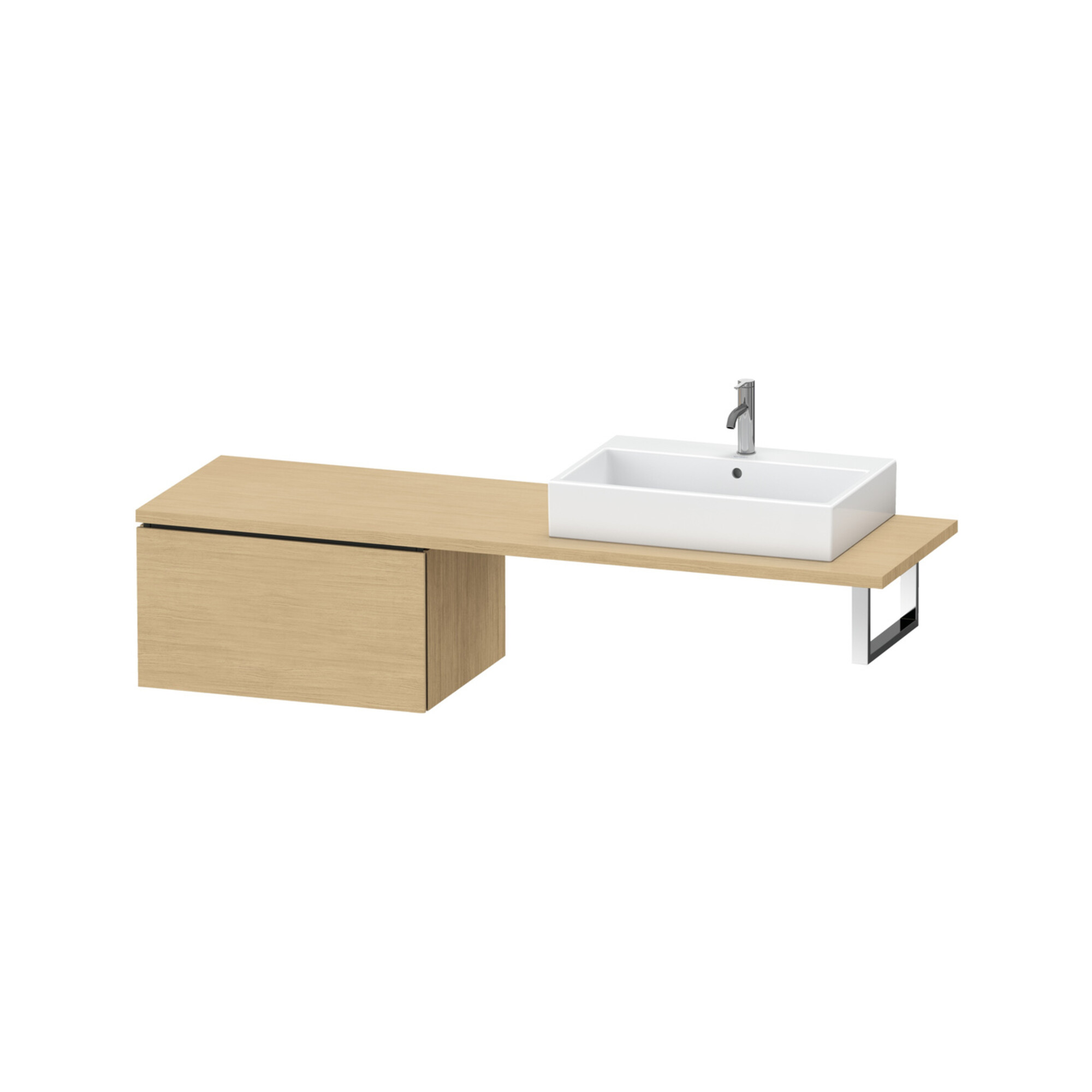 Duravit Unterschrank L-Cube 72x54,7cm, Ei Nat, für Konsole, 1 Auszug