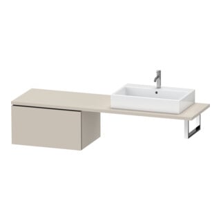 Duravit Unterschrank L-Cube 72x54,7cm, Tau matt, f Konsole, 1 Auszug