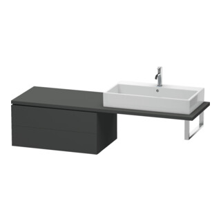 Duravit Unterschrank L-Cube 82x54,7cm, graph ma, f Kons, 2 Schub.
