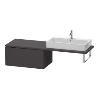 Duravit Unterschrank L-Cube 82x54,7cm, graph matt, f Kons, 2 Schub.