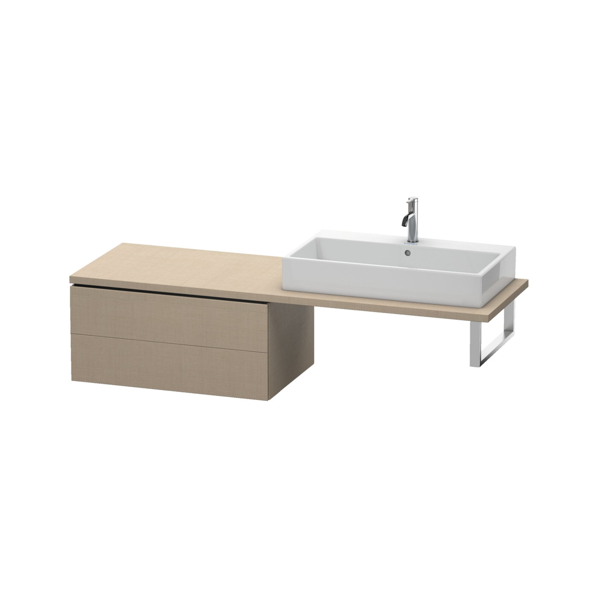 Duravit Unterschrank L-Cube 82x54,7cm, lei, f Konsole, 2 Schubkästen