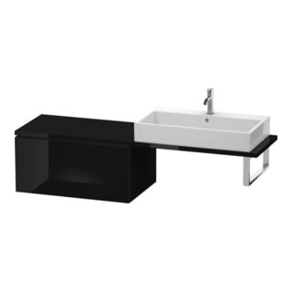Duravit Unterschrank L-Cube 82x54,7cm, sw hgl, für Konsole, 1 Auszug