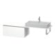 Duravit Unterschrank L-Cube 82x54,7cm, we. matt, f Konsole, 1 Auszug-1