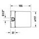 Duravit UP-Grundkörper DN 15, f Wannen-Einhebelmischer bodenstehend-4