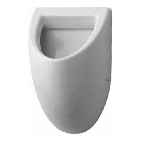Duravit Absaug-Urinal Fizz 30,5x28,5cm, Zulauf von hinten, weiß