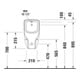 Duravit Urinal No. 1 30,5x29cm, Zul. v hi., riml., we, o. Fl-2