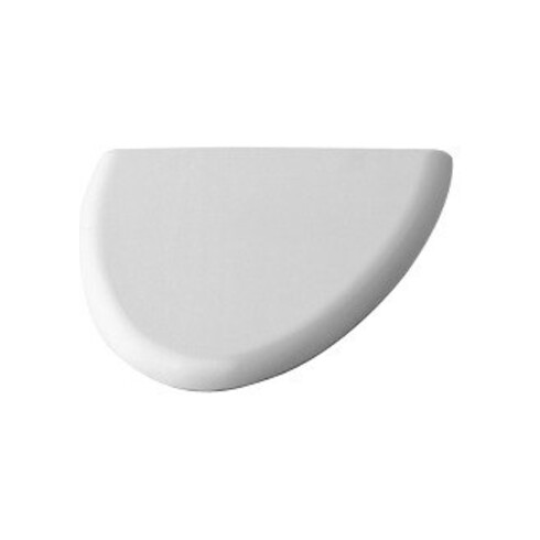 Duravit Urinaldeckel Fizz m Absenkaut., Scharniere Edelstahl, weiß