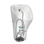 Duravit Urinoir à aspiration électronique DuraStyle 30x34cm, Bat-A, sans rebord, blanc