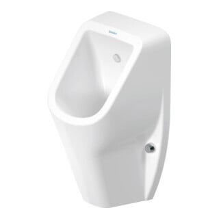 Duravit Urinoir D-Code 30,5x29 cm, évac. verticale, sans bride, blanc, sans siphon
