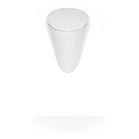 Duravit Urinoir d'aspiration Starck 1 32x28,5 cm, évacuation arrière, avec couvercle, blanc