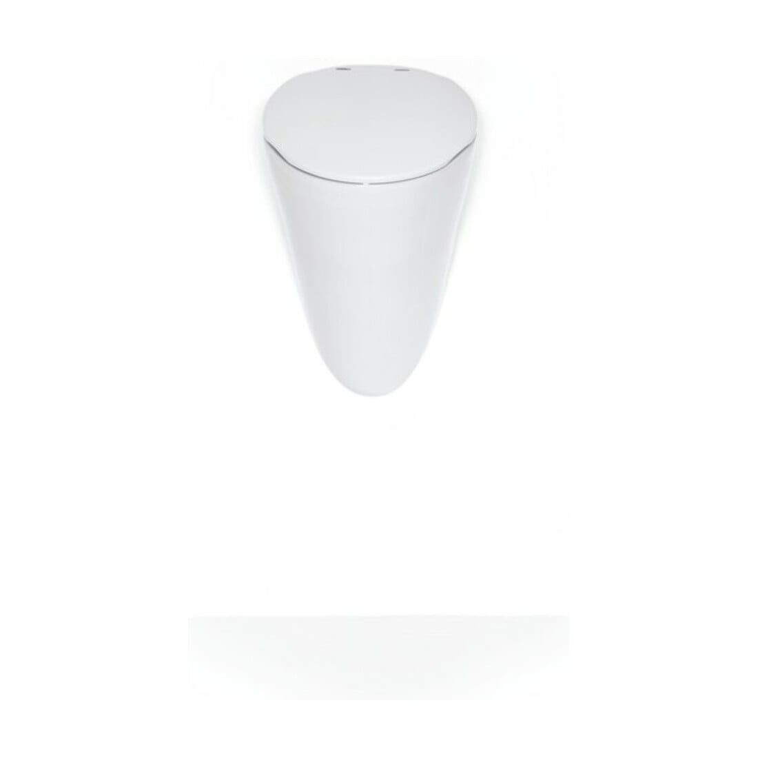 Duravit Urinoir d'aspiration Starck 1 32x28,5 cm, évacuation arrière, avec couvercle, blanc