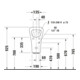 Duravit Urinoir DuraStyle 30x34 cm, électrique, sans rebord, blanc