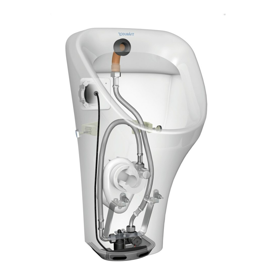 Duravit Urinoir électronique DuraStyle 30x34 cm, évac. v hi, Ne, s. fl, blanc