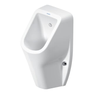 Duravit Urinoir No. 1 30,5x29 cm, entrée haute, sans rebord, blanc, sans chasse