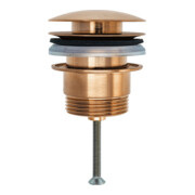 Duravit Valve Push-Open pour WC avec trop-plein, bronze brossé