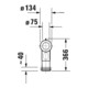 Duravit Vario-Ablaufbogen Abgang senkrecht Ø 90 mm-5