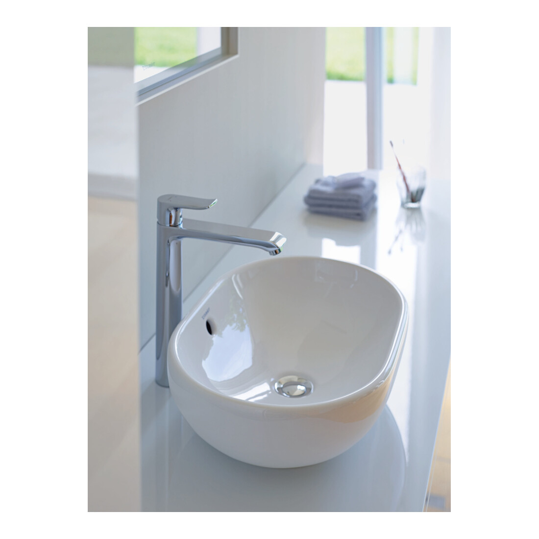 Duravit Vasque à poser 49,5x35 cm, sans trop-plein, blanc