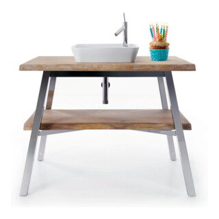 Duravit Vasque à poser Cape Cod 46x46 cm, avec trop-plein, sans robinet, blanc