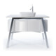 Duravit Vasque à poser Cape Cod 46x46 cm, avec trop-plein, sans robinet, blanc-4