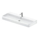 Duravit Vasque à poser Qatego 120x47 cm, blanc, mitigeur haut, fermé-1