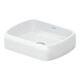 Duravit Vasque à poser Qatego 50x40 cm, blanc brillant, sans trop-plein, sans trou robinet-1