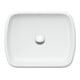 Duravit Vasque à poser Qatego 50x40 cm, blanc brillant, sans trop-plein, sans trou robinet