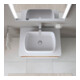 Duravit Vasque à poser Qatego 50x40 cm, blanc brillant, sans trop-plein, sans trou robinet