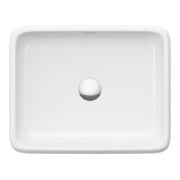 Duravit Vasque à poser Qatego 50x40 cm, sans trop-plein, sans trou de robinet, blanc brillant-5