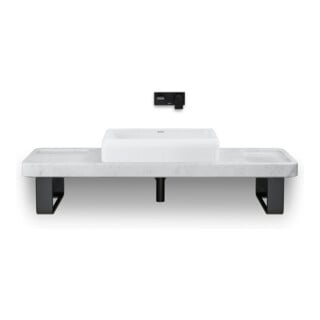 Duravit Vasque à poser Qatego 60x40 cm, sans trop-plein, blanc brillant