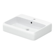 Duravit Vasque à poser Qatego 60x47 cm, blanc brillant, avec trou robinet, trop-plein-4