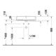 Duravit Vasque à poser Qatego 60x47 cm, blanc brillant, avec trou robinet, trop-plein
