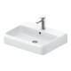 Duravit Vasque à poser Qatego 60x47 cm, blanc, mitigeur haut, fermé-1