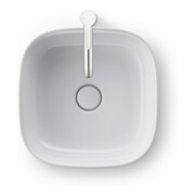 Duravit Vasque à poser Zencha 42x42 cm, sans trop-plein, blanc fermé-2