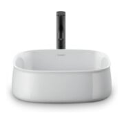 Duravit Vasque à poser Zencha 42x42 cm, sans trop-plein, blanc fermé-5