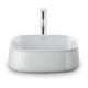 Duravit Vasque à poser Zencha 42x42 cm, sans trop-plein, blanc fermé