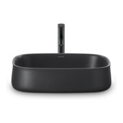Duravit Vasque à poser Zencha 55x39 cm, sans trop-plein, anthracite mat
