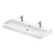 Duravit Vasque double Qatego 120x47 cm, 2 trous, blanc brillant-1