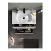 Duravit Vasque DuroCast Plus Sivida 82x48,5 cm, avec trou de robinet, blanc mat soyeux-5