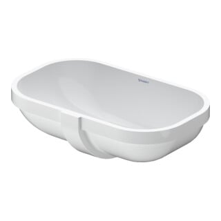 Duravit Vasque encastrée D-Code 49,5x29 cm, EB v u, o HL, HL, m ÜL, blanc