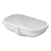 Duravit Vasque encastrée D-Code 49,5x29 cm, EB v u, o HL, HL, m ÜL, blanc