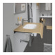 Duravit Vasque encastrée D-Code 49,5x29 cm, EB v u, o HL, HL, m ÜL, blanc