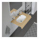 Duravit Vasque encastrée D-Code 49,5x29 cm, EB v u, o HL, HL, m ÜL, blanc