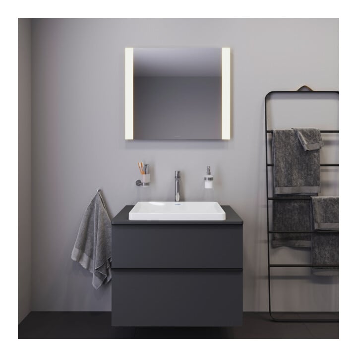 Duravit Vasque encastrée D-Neo 60x44 cm, EB v ob, sans trop-plein, blanc