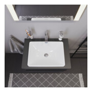 Duravit Vasque encastrée D-Neo 60x44 cm, EB v ob, sans trop-plein, blanc-5