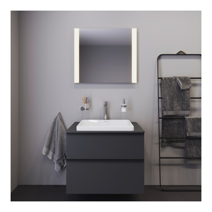 Duravit Vasque encastrée D-Neo 60x44 cm, EB v ob, sans trop-plein, blanc