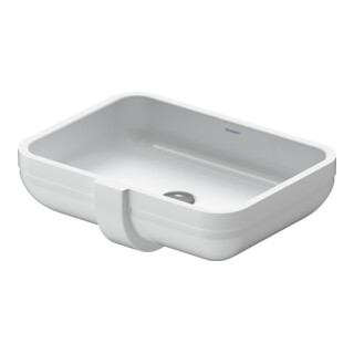 Duravit Vasque encastrée Happy D.2 48x34,5 cm, EB v u, s. robinet, HLB, avec trop-plein, blanc
