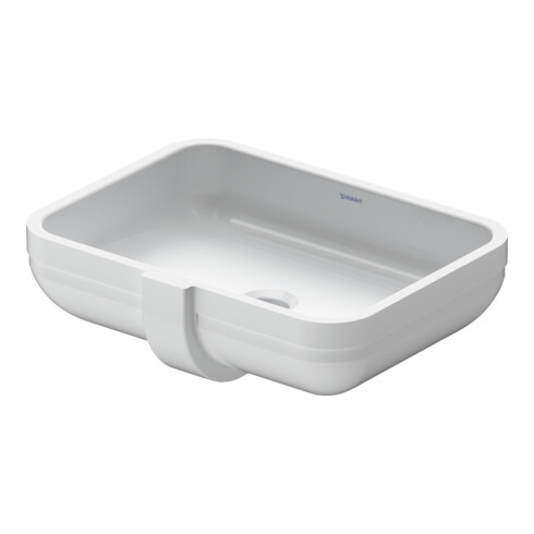 Duravit Vasque encastrée Happy D.2 48x34,5 cm, EB v u, s. robinet, HLB, avec trop-plein, blanc