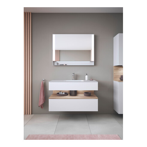 Duravit Vasque encastrée Qatego 48x32 cm, EB v u, o HL, HL, m Ü, blanc hgl